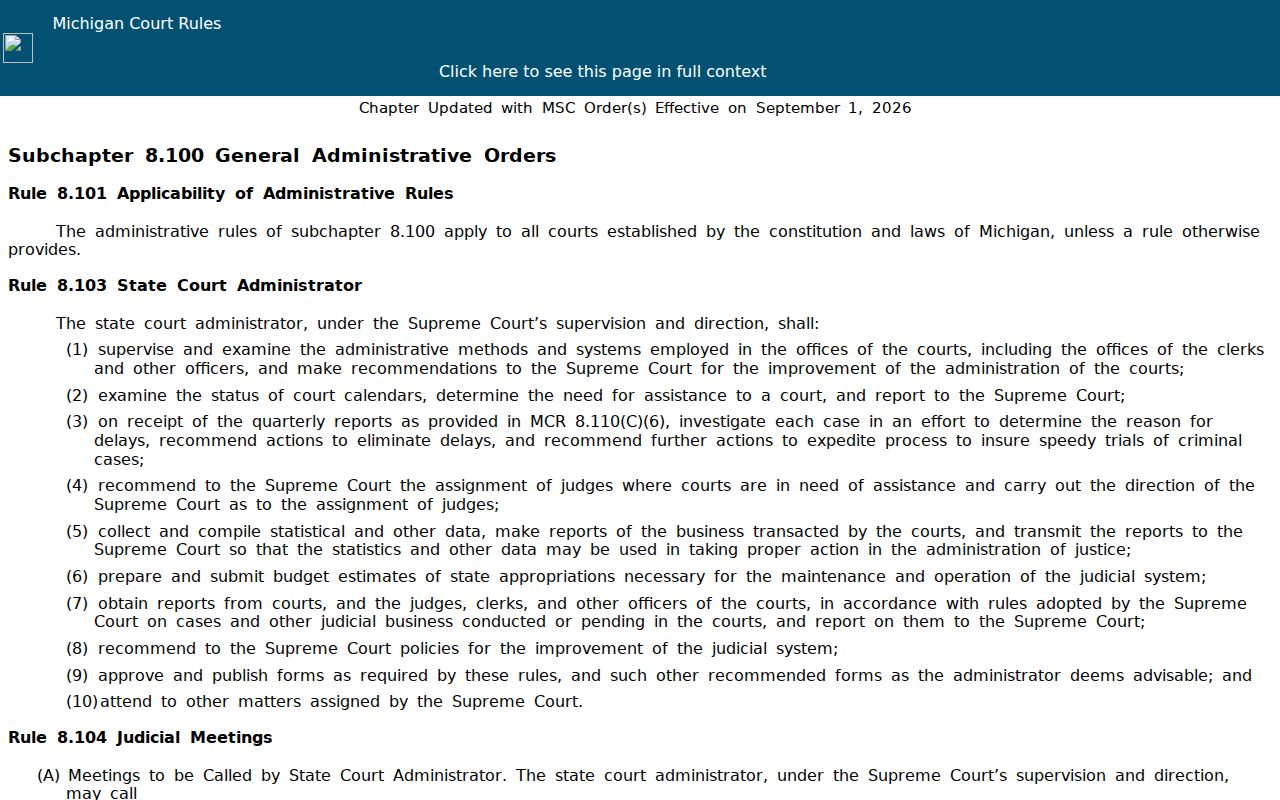 Clare County warrant records: Michigan court rule on public and sealed case records